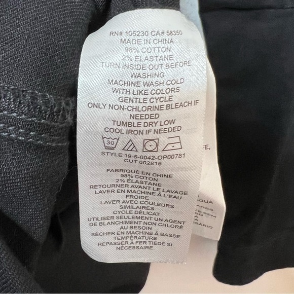 Current Elliot Black Shortall Denim Long Sleeve Collared Women’s Romper Sz 4 - Picture 8 of 13